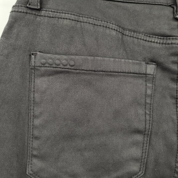 Blank NYC Coated Black Baxter Rib Cage Jeans Straight Leg - Picture 7 of 11